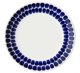 Tuokio plate 24cm cobalt blue