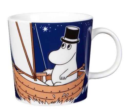Moomin mug 0,3L Moominpappa deep blue 6pcs