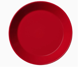 Teema plate 17cm red
