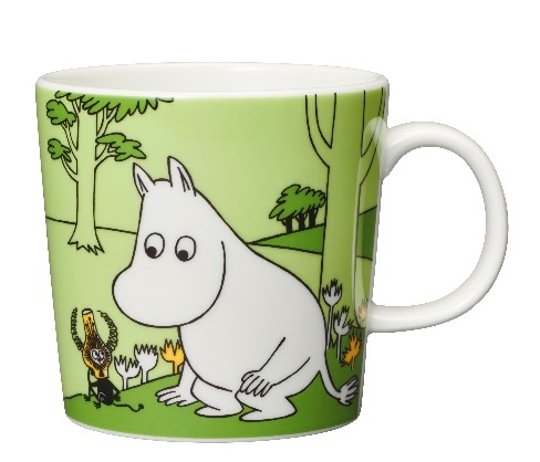Moomin mug 0,3L Moomintroll grass-green