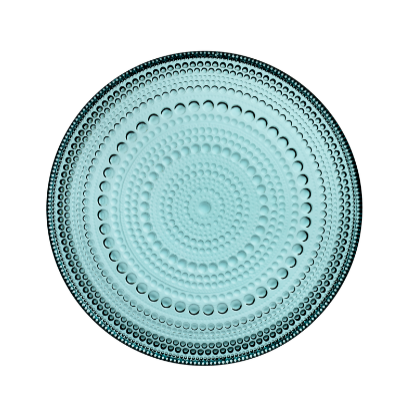 Kastehelmi plate 170mm sea blue 6pcs